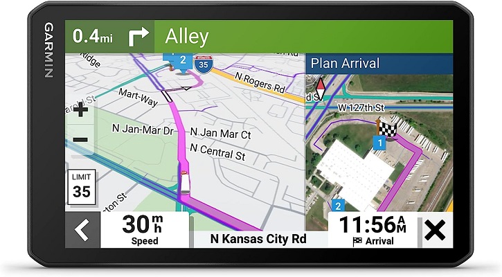 AtFoliX Lámina Protectora De Pantalla Compatible Con Garmin DezlCam